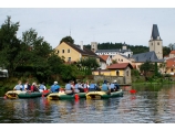 Vltava pod hotelem